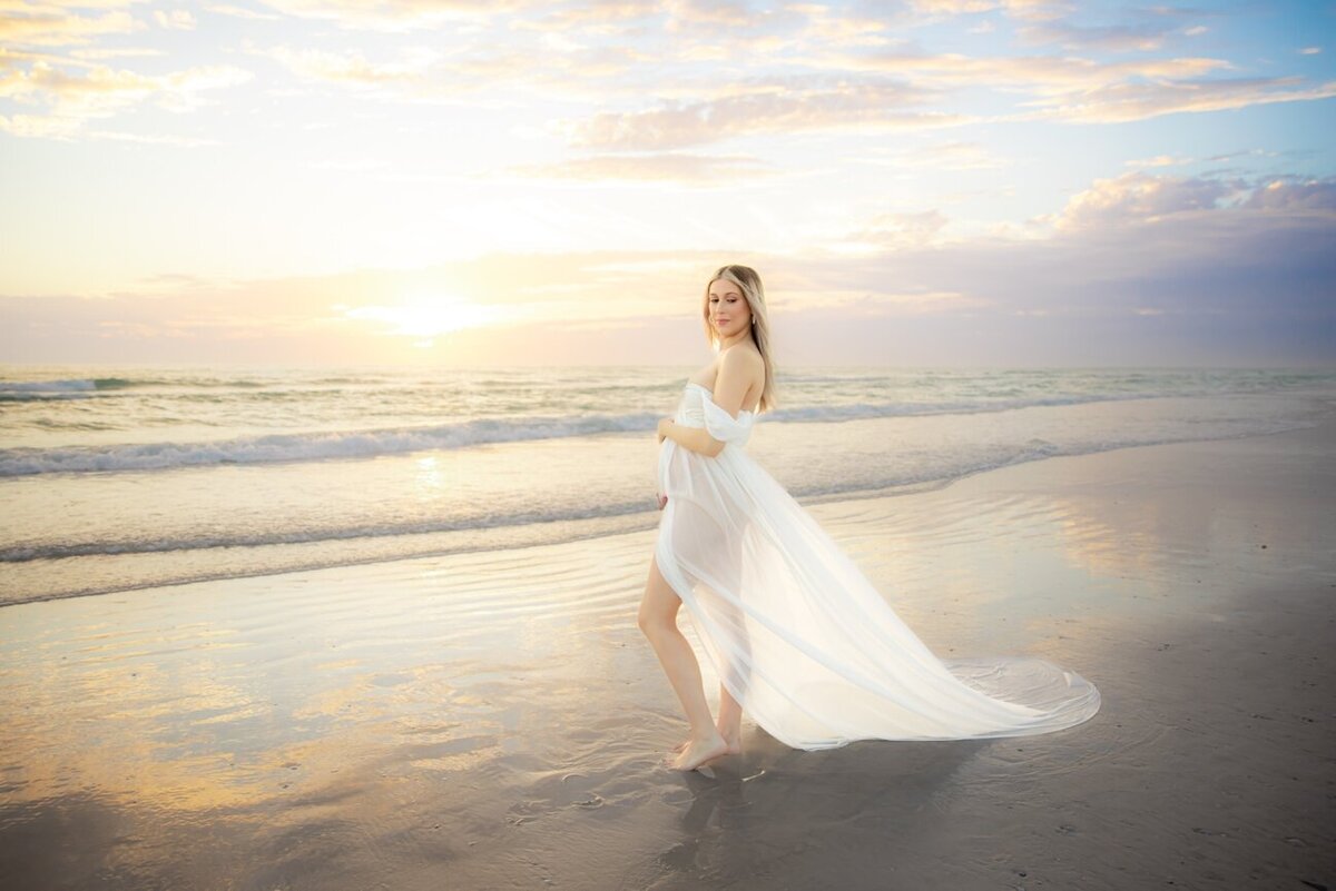 Maternity portrait by Love and Style Photography, Anna Maria Island Photographer