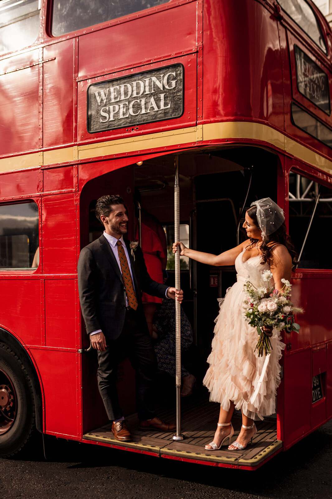 London Bus Wedding Wedding Photography