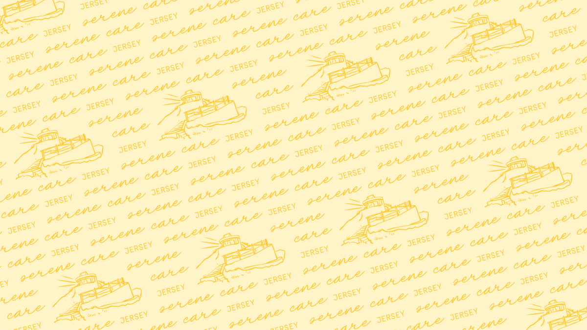 Serene Care Jersey pattern with lighthouse