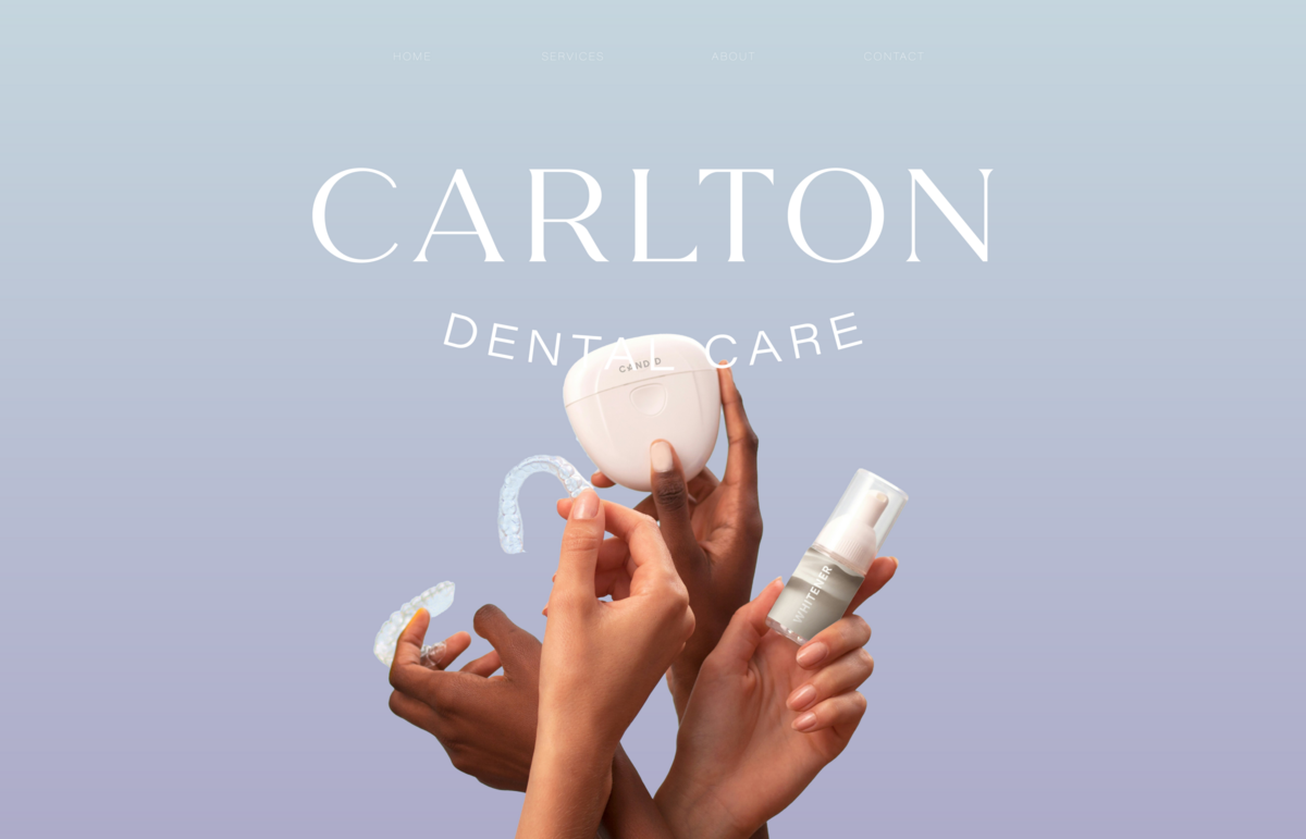 Carlton Dental Care brand design