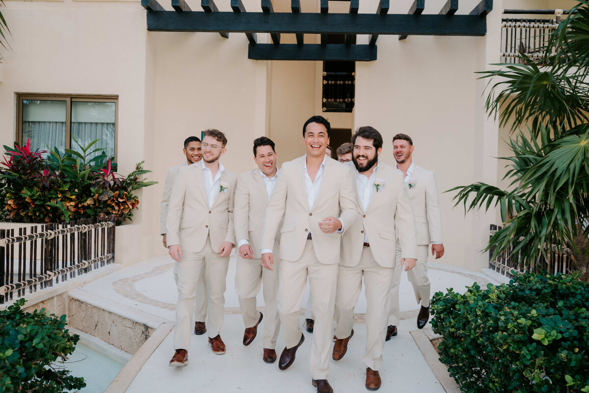 Dreams Riveria Maya Wedding - Bruich Wedding - WEDDING PARTY - Kyrsten Ashlay Photography-10