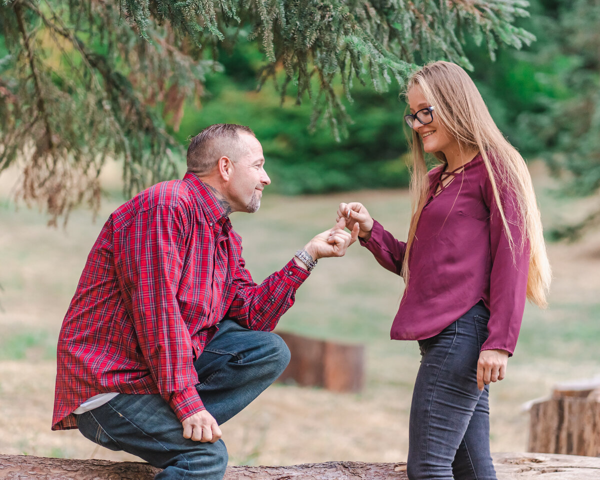 Proposal photography at Golden Gate Park in San Francisco