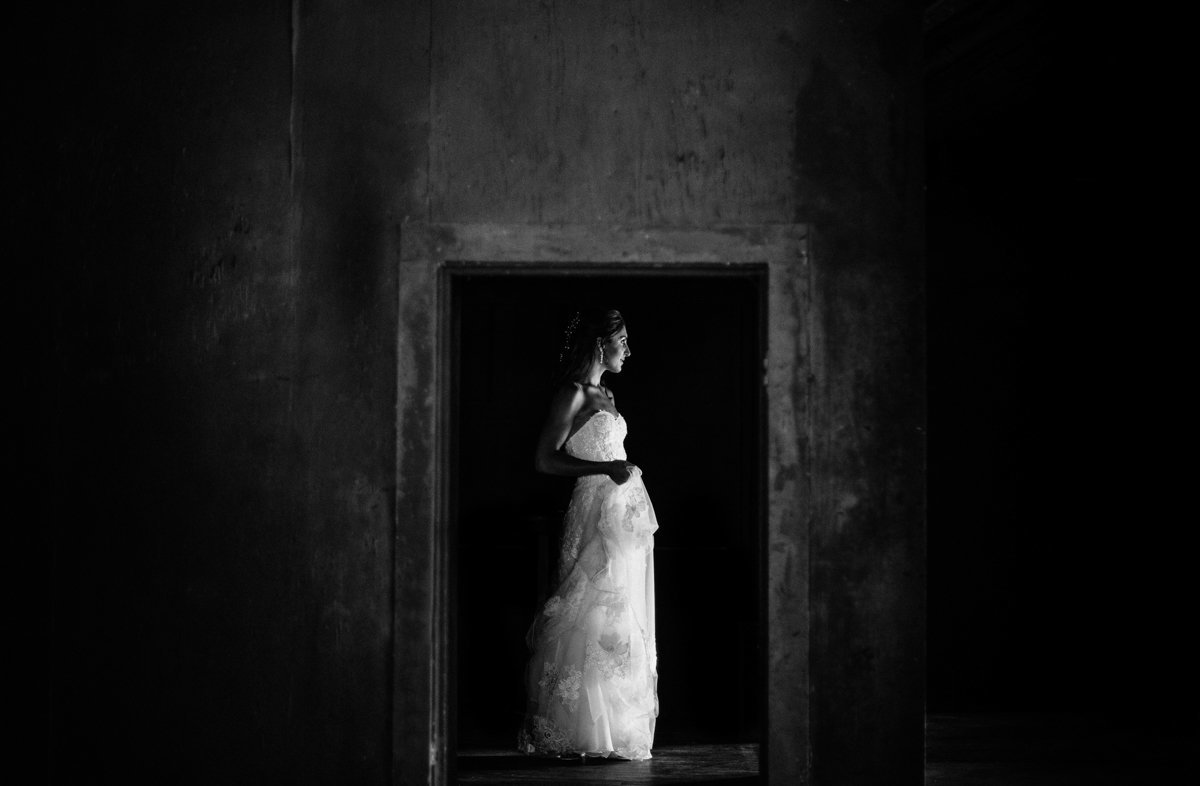 cedar lakes estate fine art wedding photography black and white portrait bride wedding day