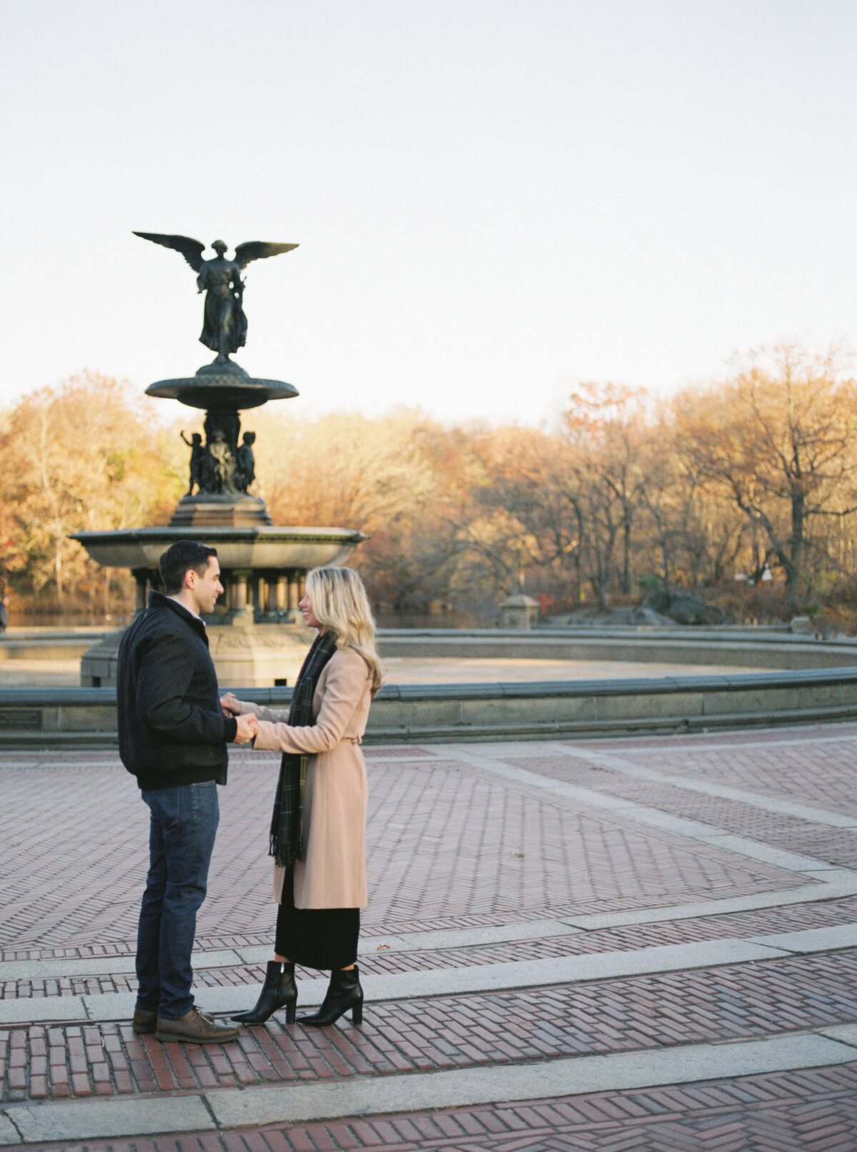 L B P _ Courtney & Mark _ NYC Engagement Session _ NYC Wedding Photographer _ Central Park Engagement Session-31