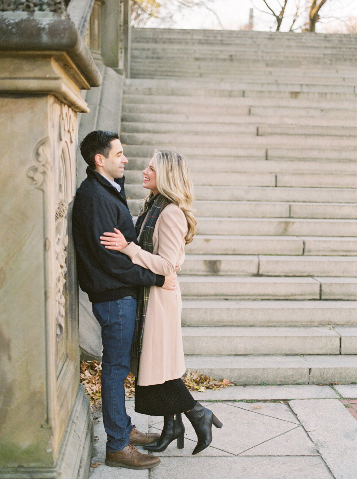 L B P _ Courtney & Mark _ NYC Engagement Session _ NYC Wedding Photographer _ Central Park Engagement Session-41