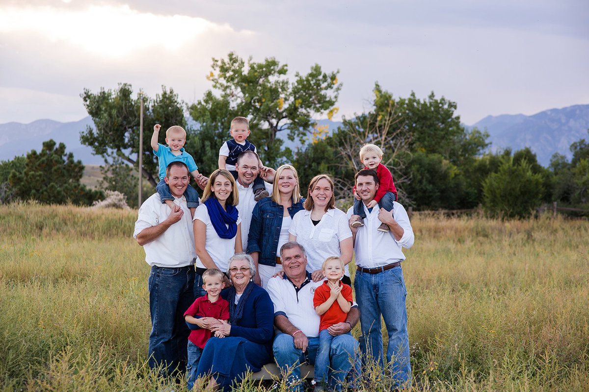 Fall colors for Family portraits