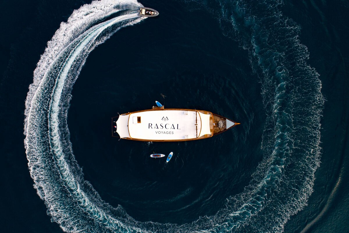 Rascal Voyages Luxury Yacht Charter Indonesia - Bali  Overhead