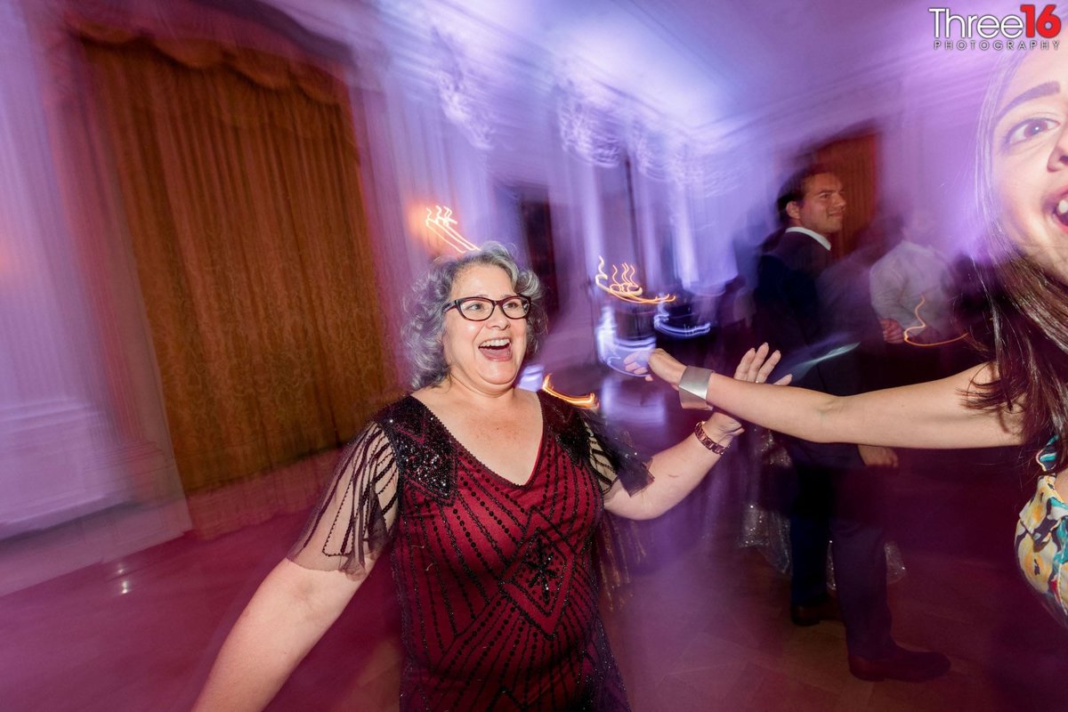 Wedding Reception Guests dance the night away