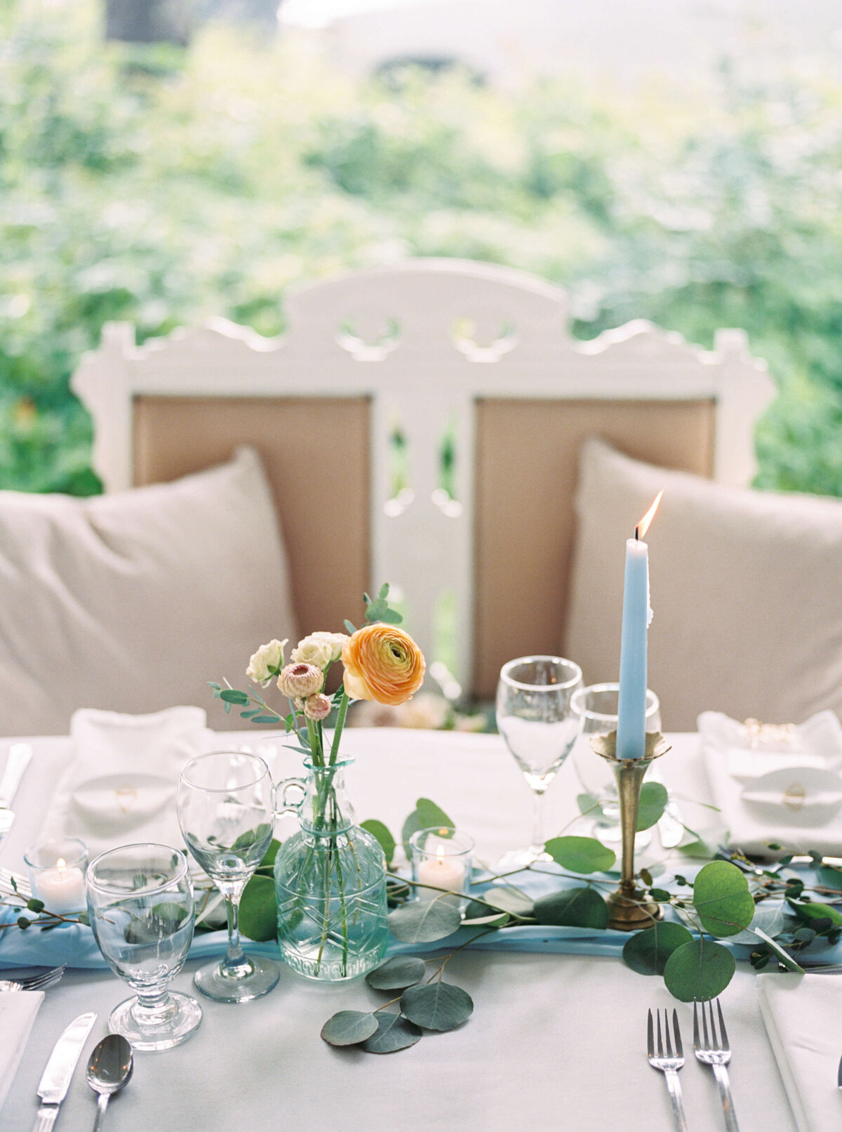 Wedding rececption table at Oceanstone Resort Wedding in Nova Scotia