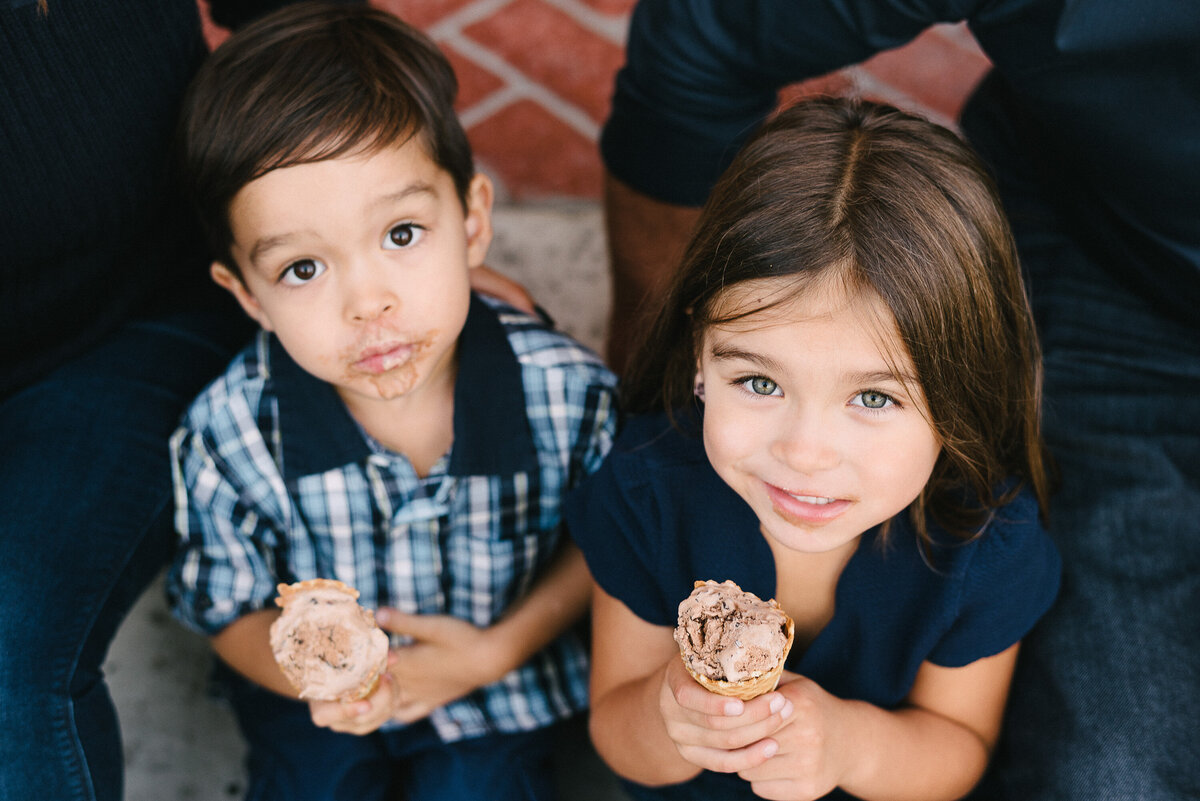 Encinitas Family Photographer-ice cream face-35