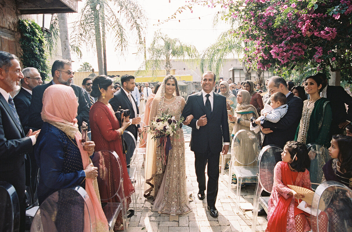 race-and-religious-new-orleans-indian-wedding-ceremony-bride-aisle