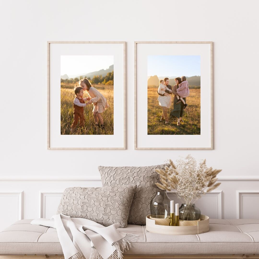 Oregon family photographer shares print ideas for clients.