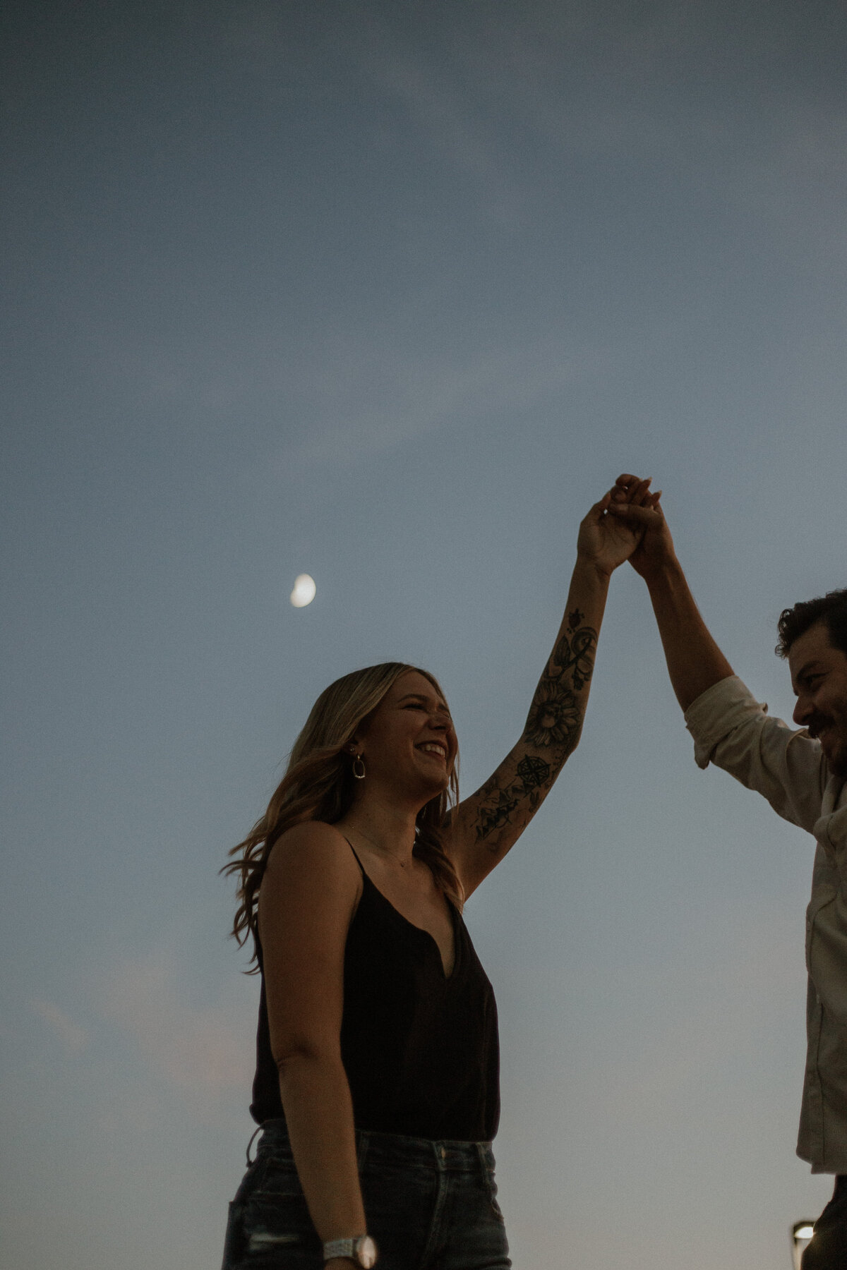 Romantic Engagement Shoot - Buffalo Bayou Park, Houston Texas-141