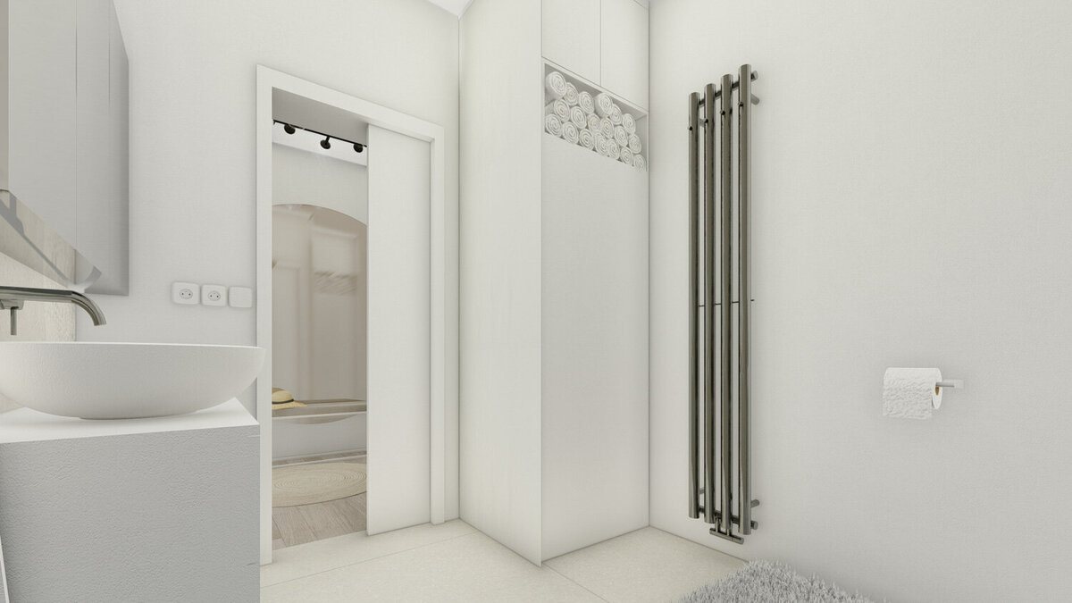 návrh interiéru koupelny