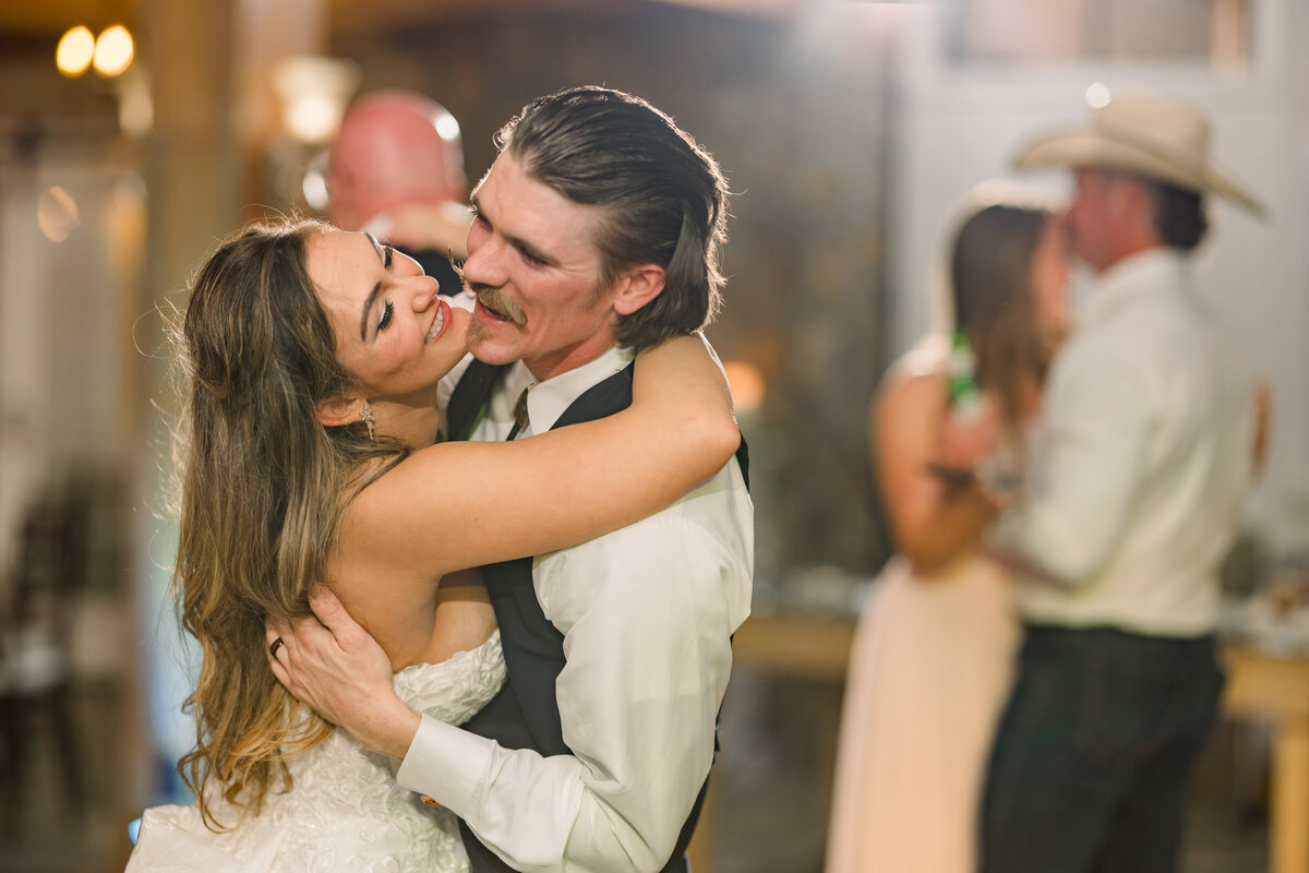 Bride and Groom dance at wedding in North Georgia - Photographer