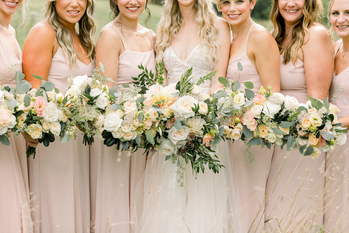 Blush Wedding Flowers - Eufloric Events - Indiana 18