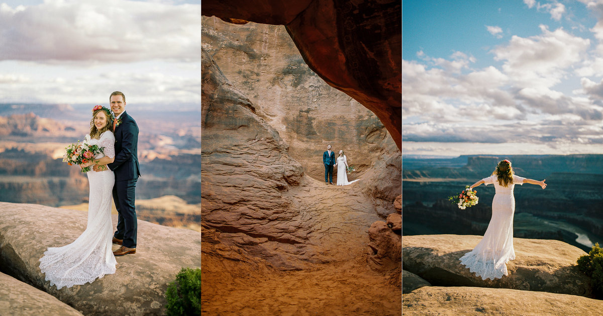 John & Amy Moab Utah Bridals at Deadhorse Point State Park and Arches National Park