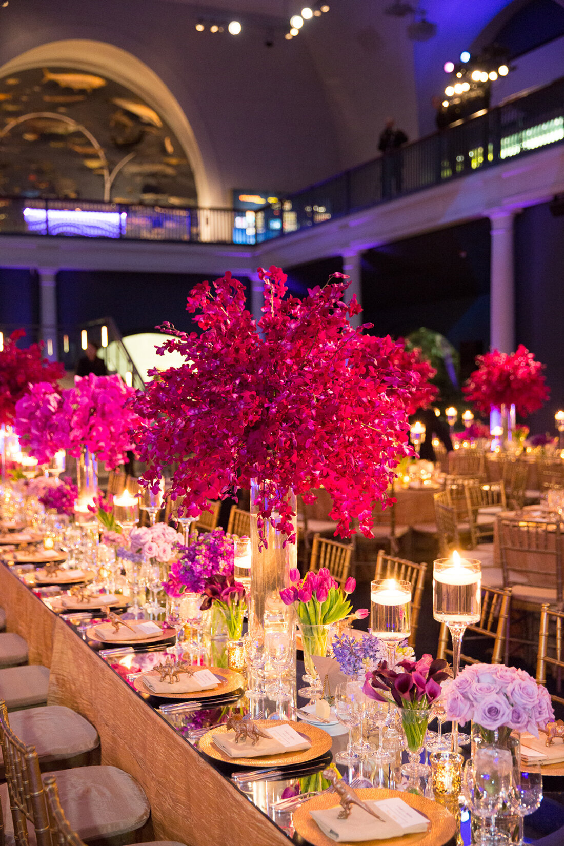 NYC Museum of Natural History Wedding Centerpieces TTWD