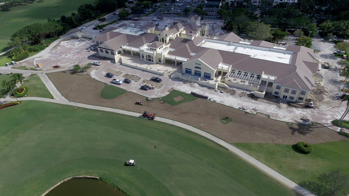 aerial view of BallenIsles Country Club