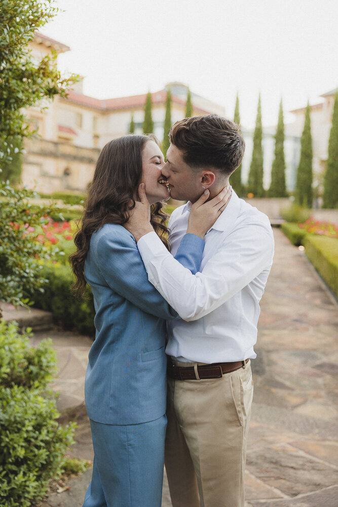 Lily & Skyler - Philbrook Museum of Art Engagement Session-57