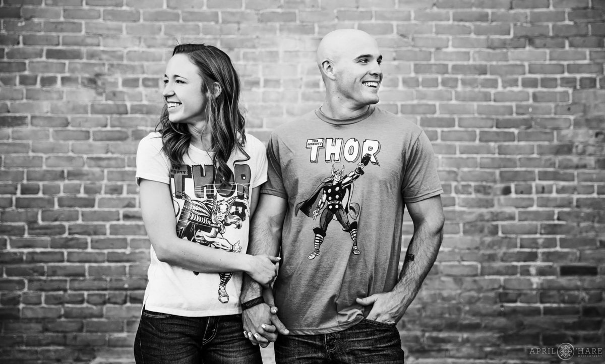 Comic Book Fans Engagement Session in Fort Collins Colorado