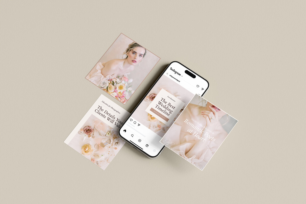 Canva Templates, Canva Instagram Templates, Social Media Templates, Marketing Templates for Creative Small Businesses Matching Showit Templates - With Grace and Gold - Best Showit Templates, Best Showit Designer - 4