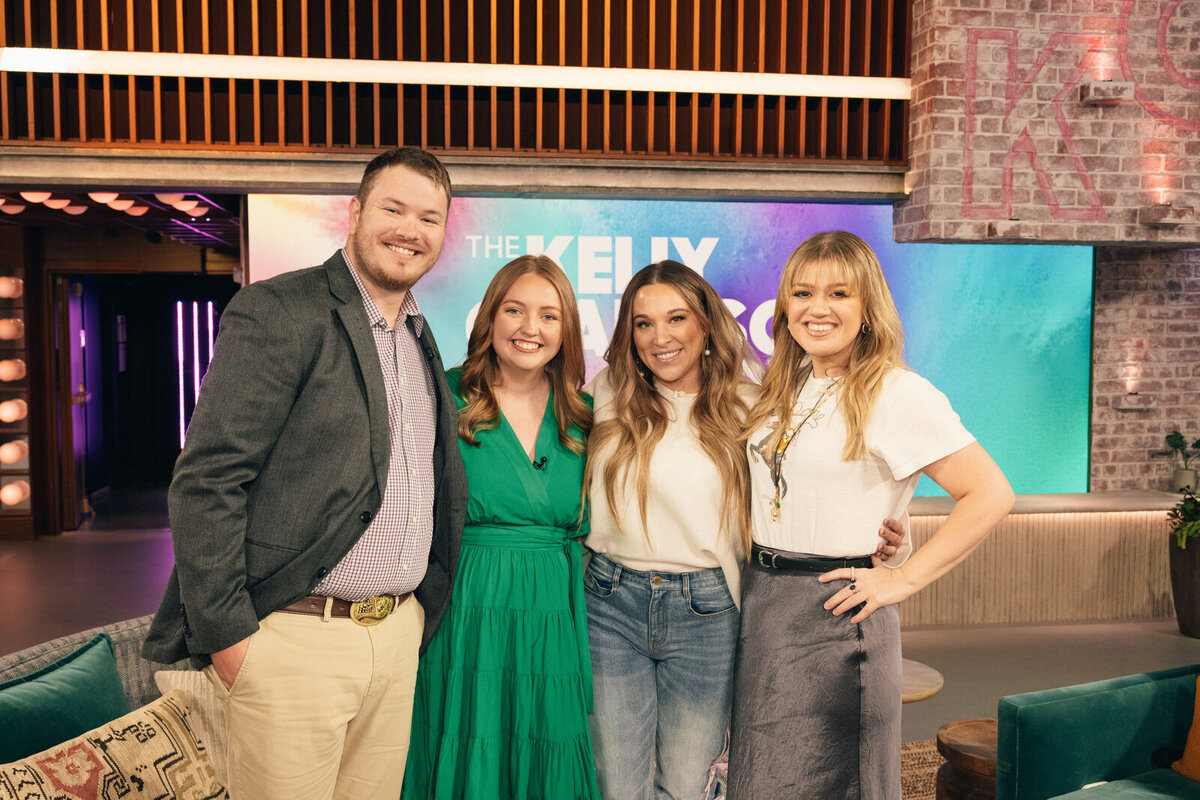Ashley Flowers appears on The Kelly Clarkson Show 2023