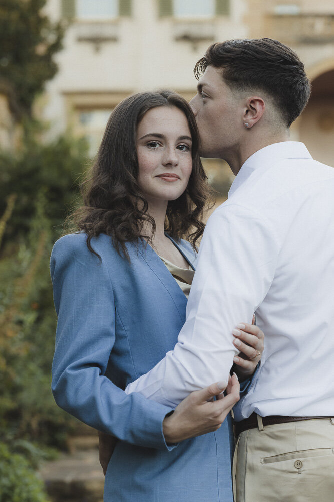 Lily & Skyler - Philbrook Museum of Art Engagement Session-46