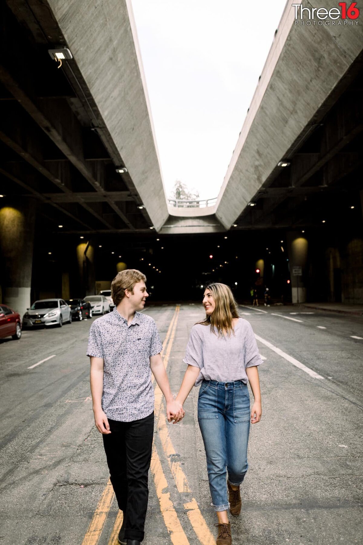 Lower Grand Avenue Engagement Los Angeles Photography 10