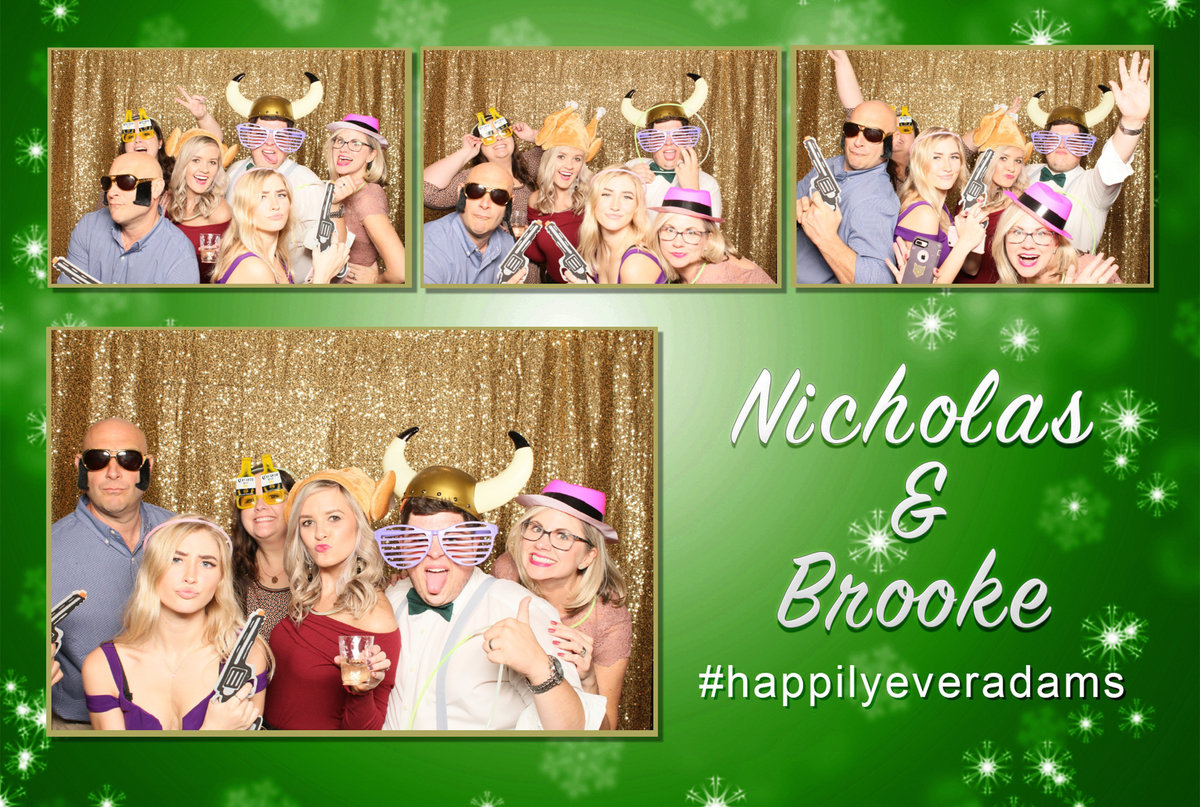 Photo Booth rental for Nicolas and Brooke's wedding reception at the Nix Center in Fairhope, Alabama.