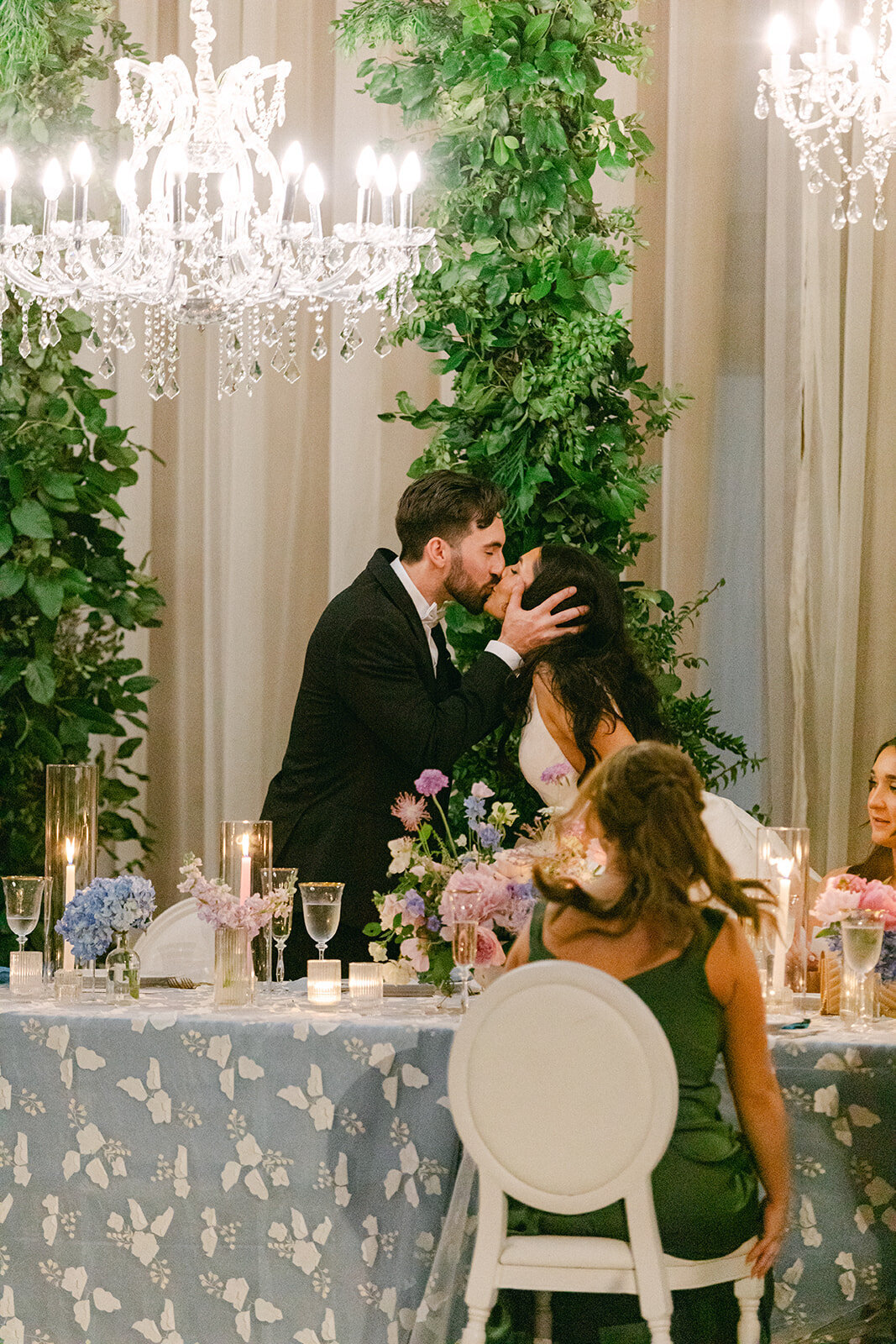 Romantic wedding reception at The Pennsylvanian, iconic Pittsburgh wedding venue