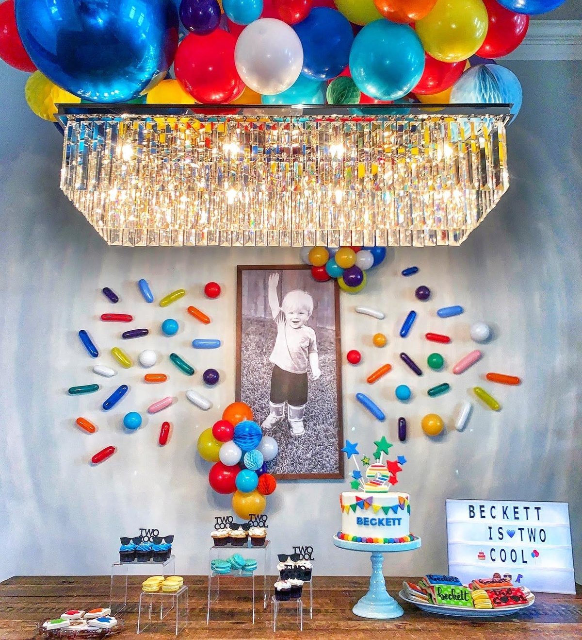 Sprinkle balloons for kids party