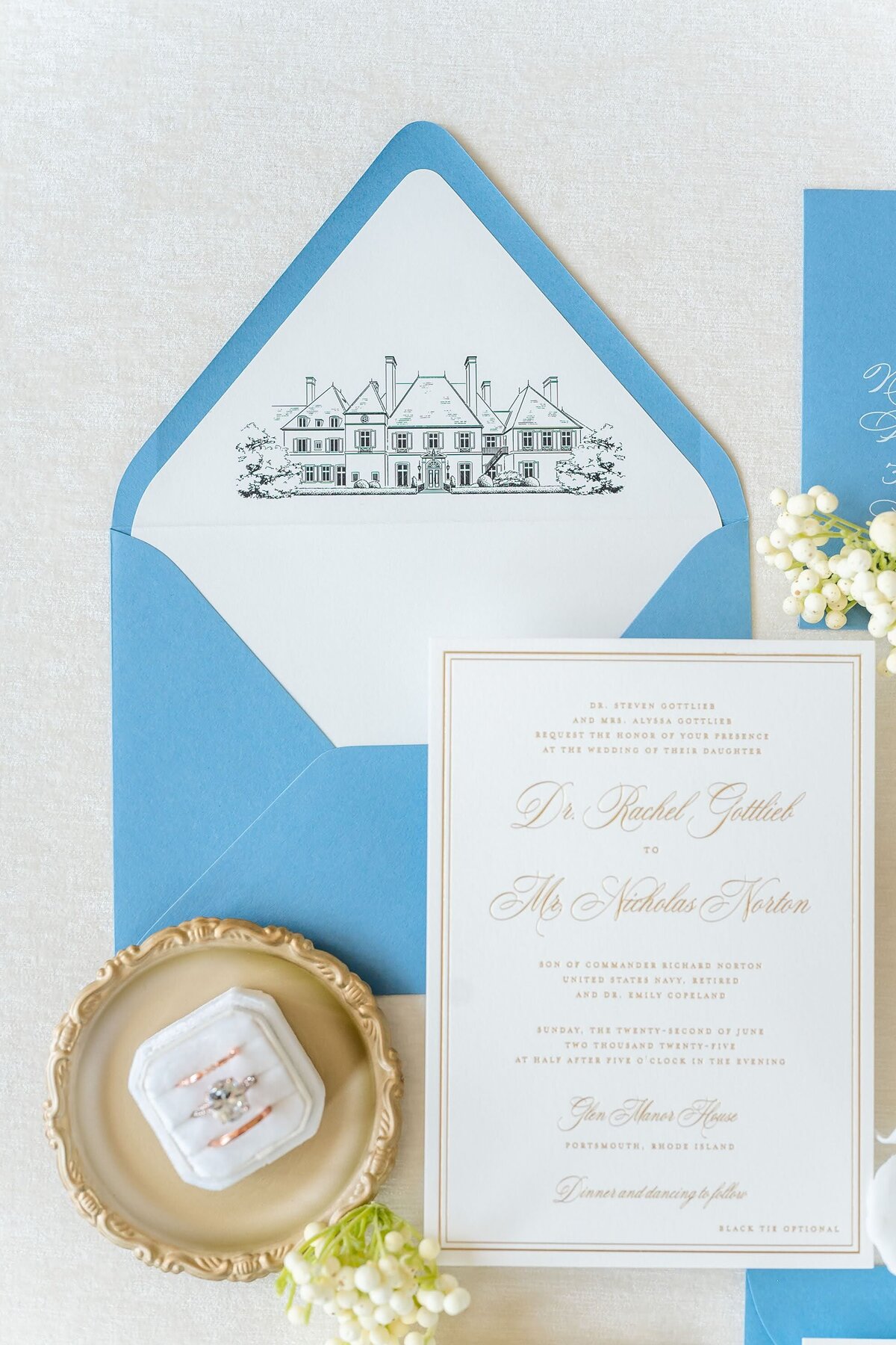 line-art-illustration-envelope-liner-glen-manor-house