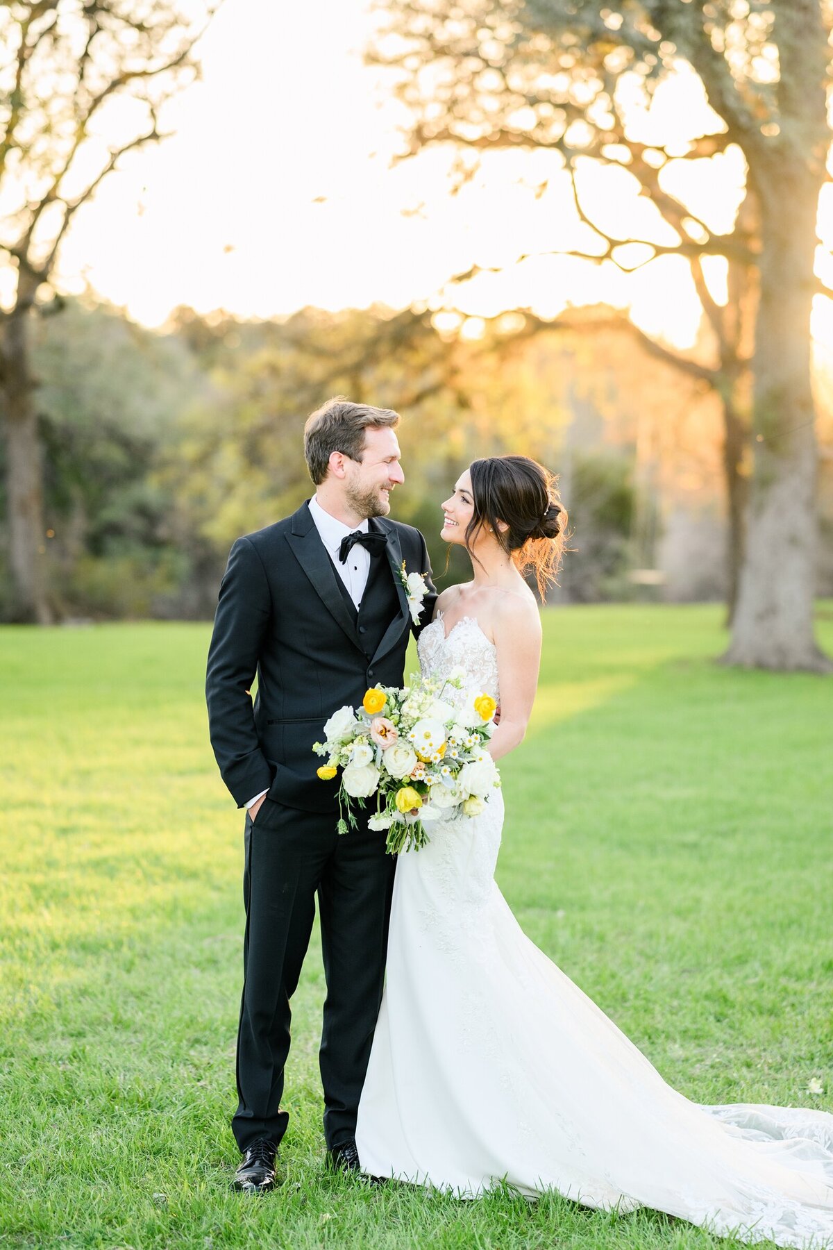 Buttercup Yellow Wedding at Pecan Springs Ranch in Austin Texas-37