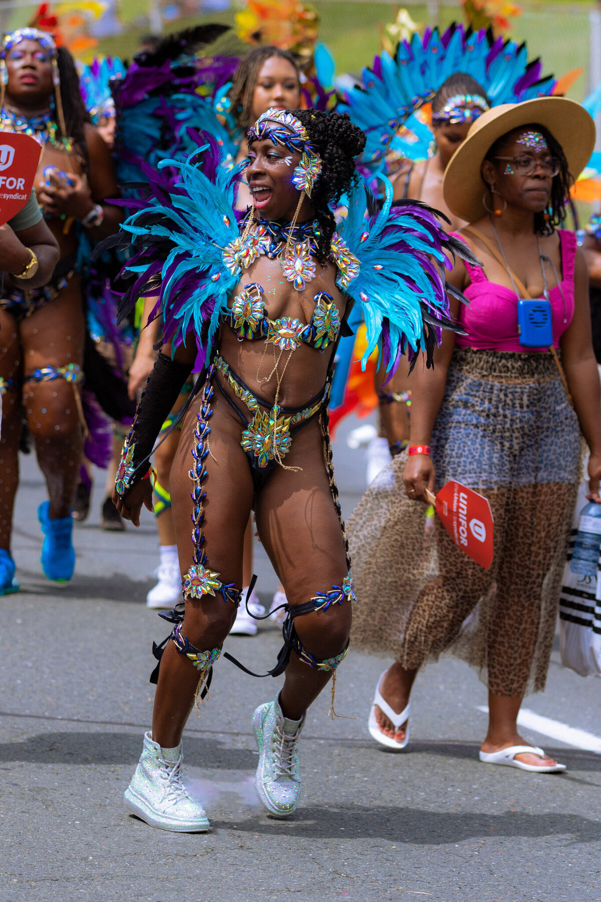 Photos of Masqueraders from Toronto Carnival 2023 - Sunlime Mas Band - Medium Band of The Year 2023-182