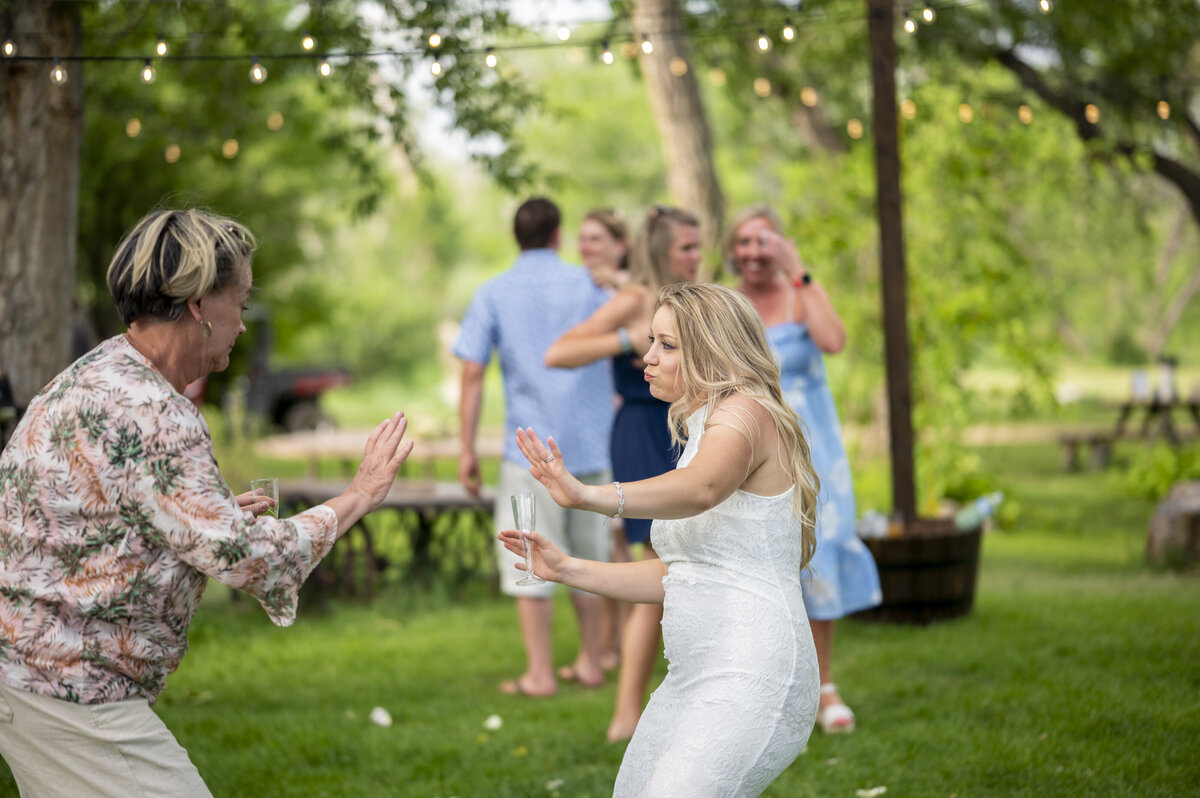 Campground Wedding with celebration all weekend long