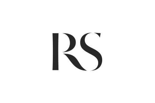RS type logo and Brand Design
