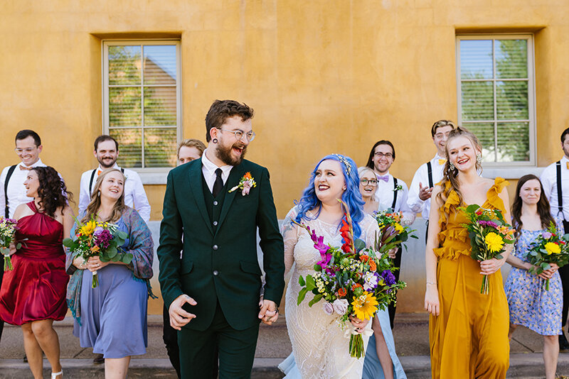 Colorful wedding in Tucson, Arizona by Tucson wedding photographer, Meredith Amadee Photography