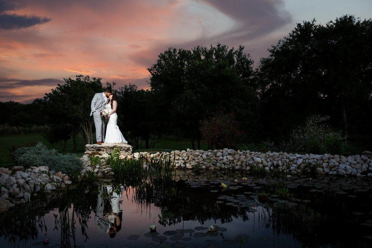 luxury wedding photographer bride groom sunset artistic romantic unique Austin, TX
