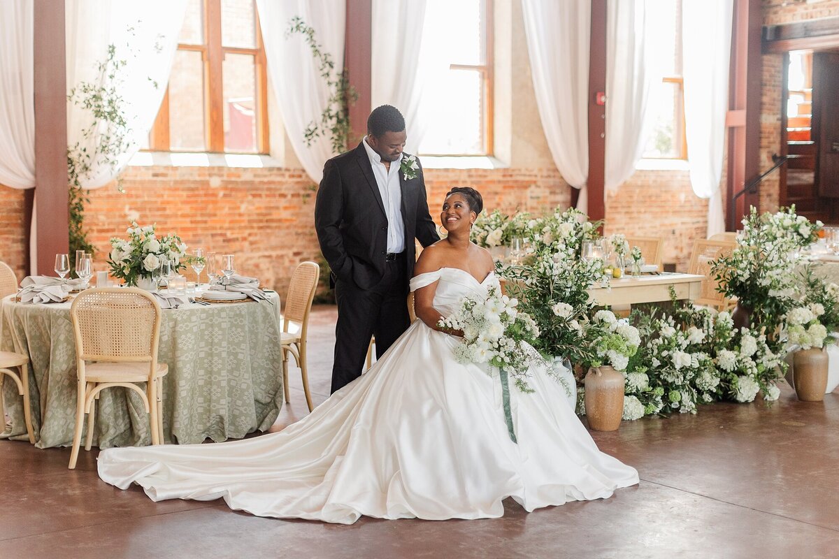 Italian Garden Party Wedding Brooklyn Arts Center Downtown Wilmington NC Brittanie Raquel Events_0021