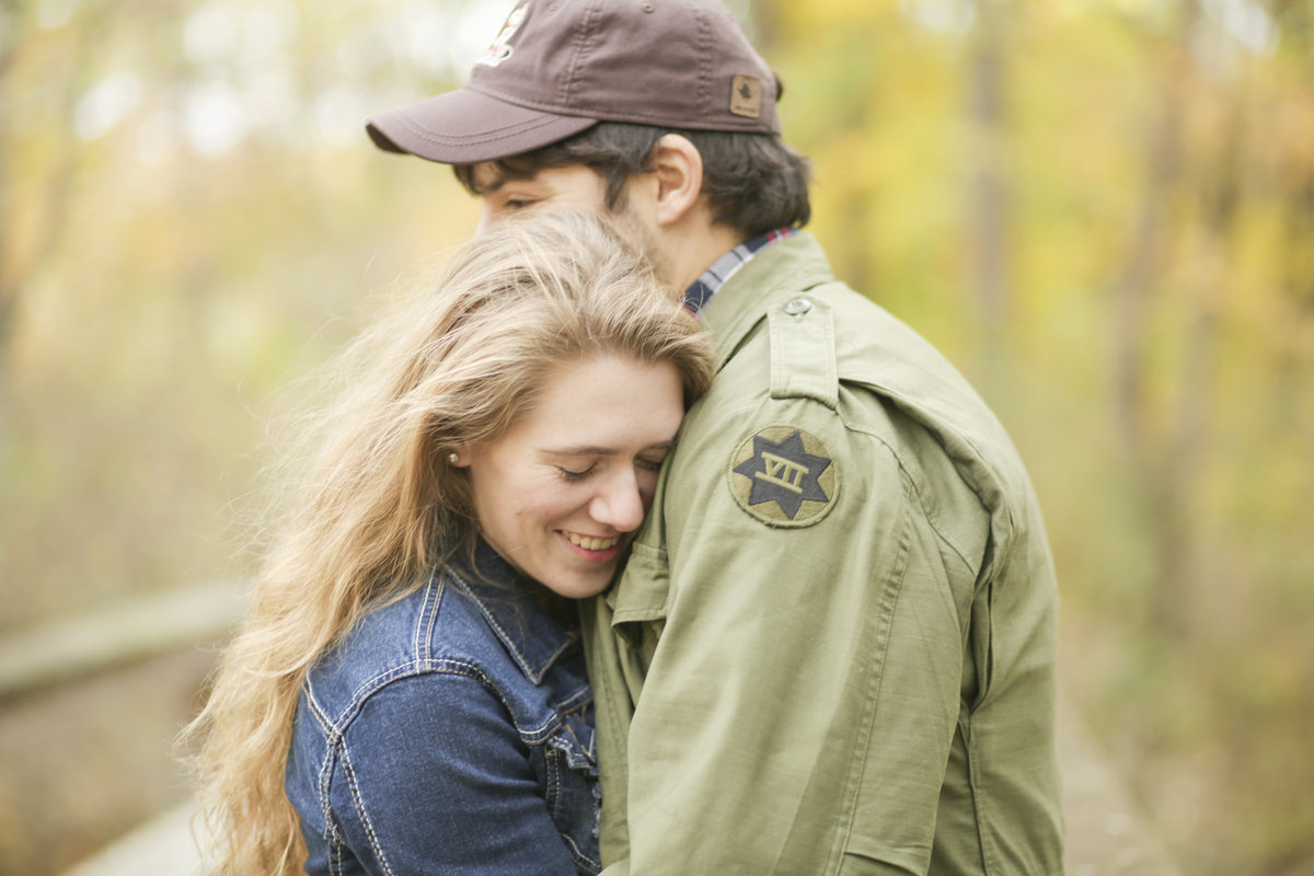 Reade and Rebacca have a fall engagement session in Greenville Pa.