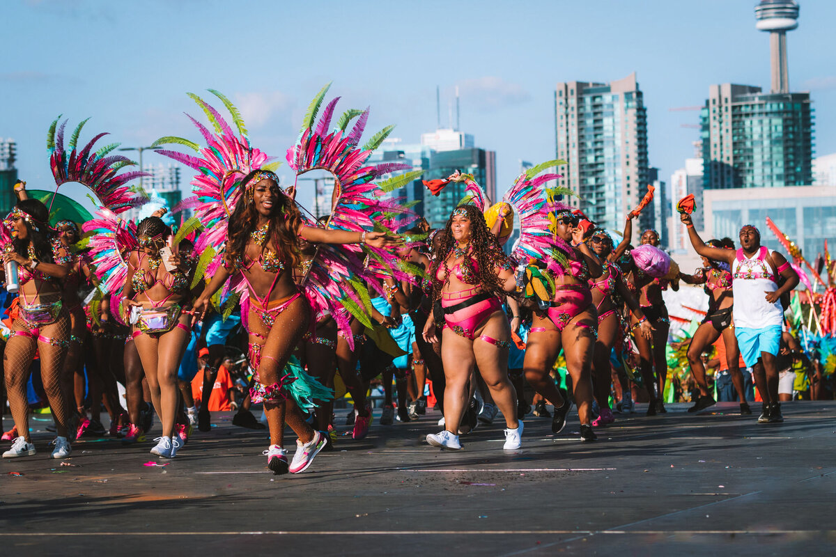 Photos of Masqueraders from Toronto Carnival 2023 - Sunlime Mas Band - Medium Band of The Year 2023-043