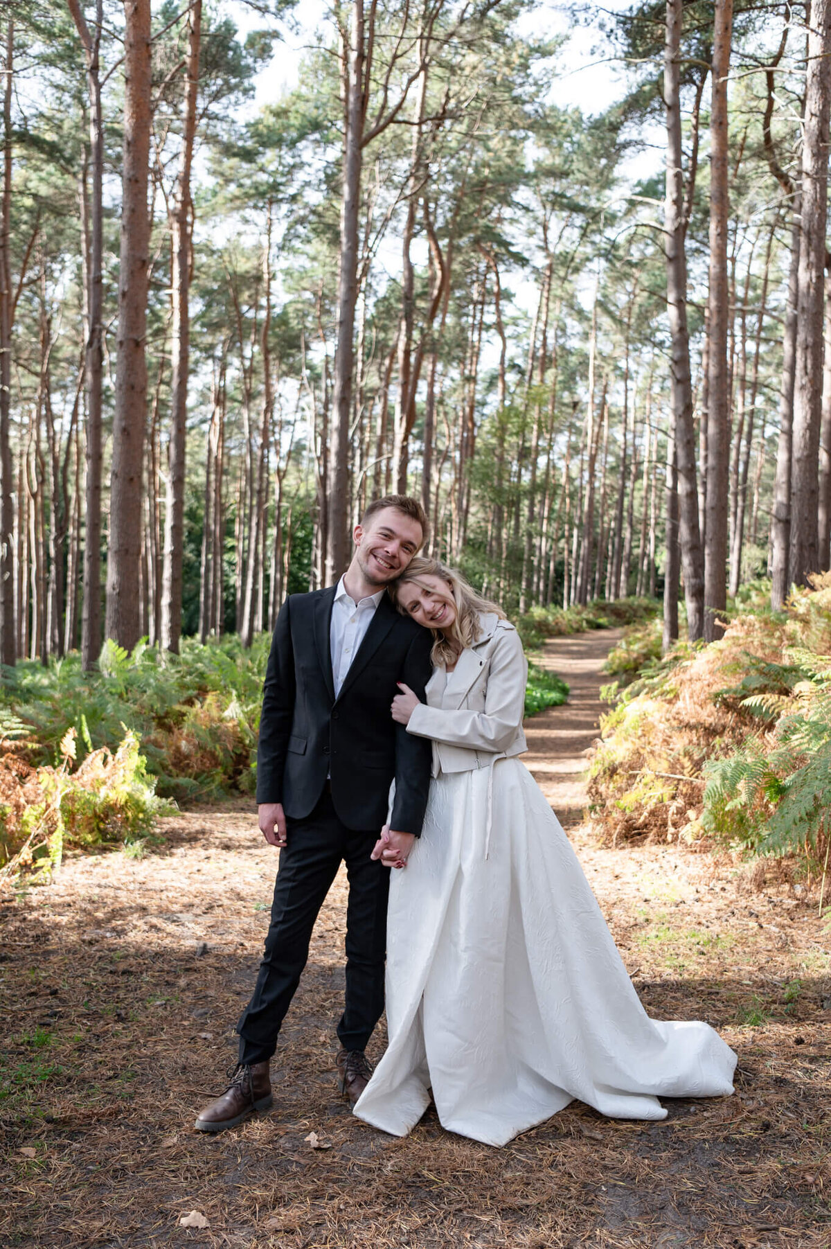 Chloe Bolam - UK Elopement Photographer - Woods Elopement Wedding Woburn England - 09.10.22 - 1