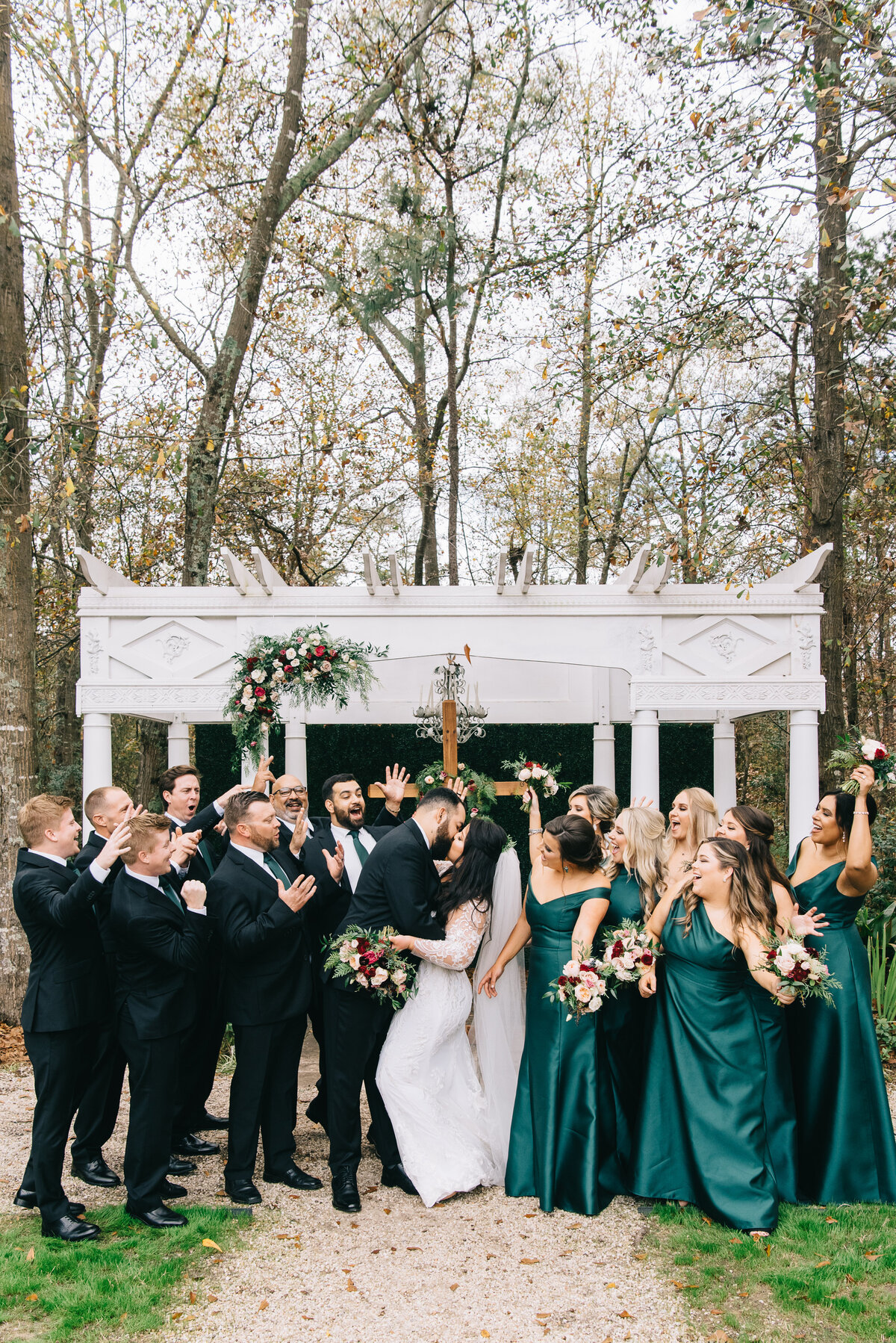 Bridal Party at Windsor Manor in Georgia