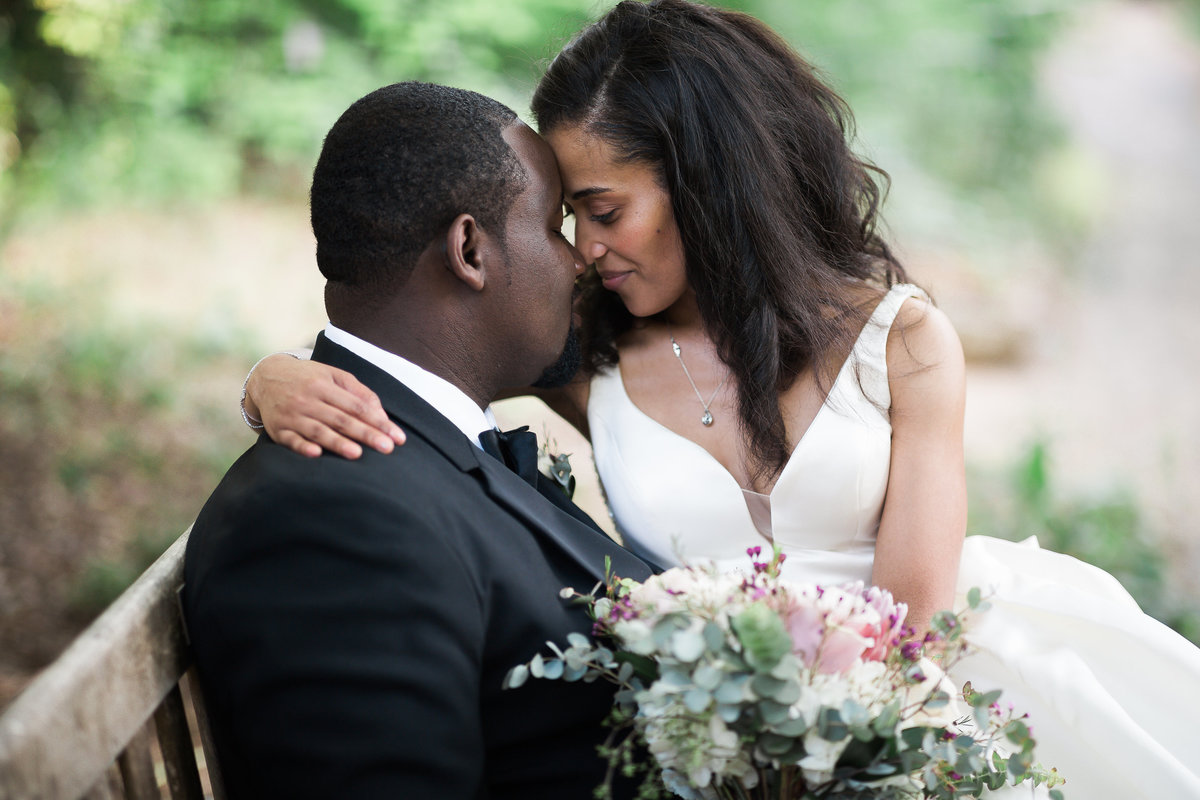 Best NC Wedding Photographer at Coker Arboretum in Chapel Hill, NC