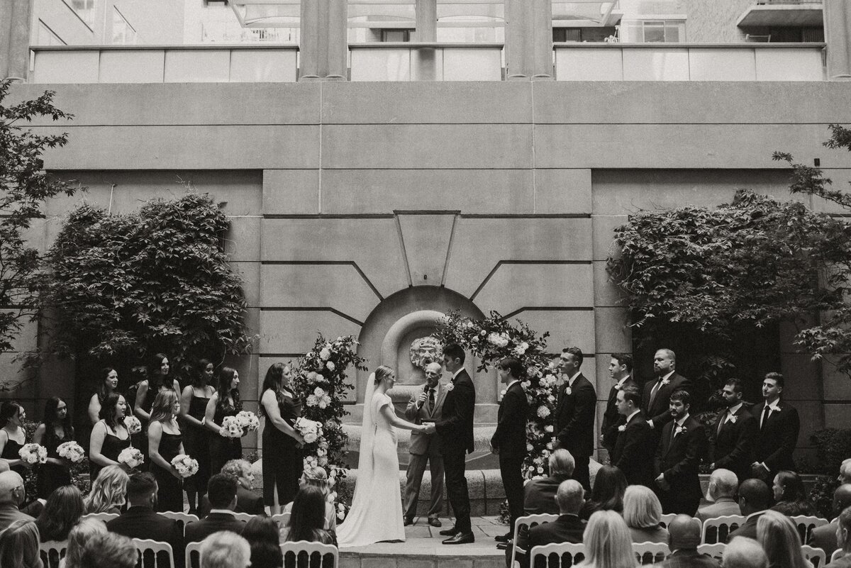 Event-Planning-DC-Wedding-Westin-Georgetown-hotel-jewelsy-photography-ceremony-black-white