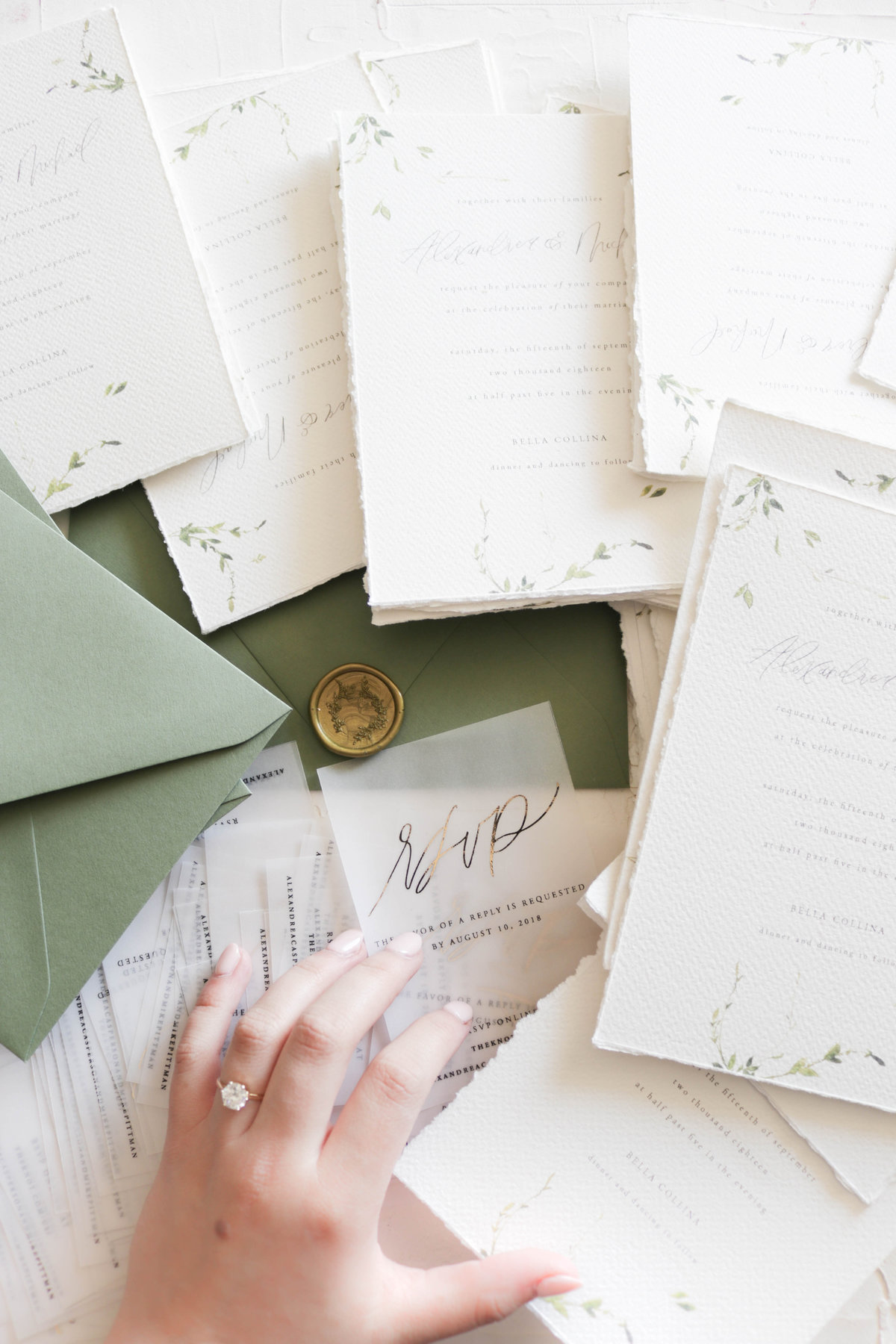 Andi Mejia Wedding Invitation portfolio