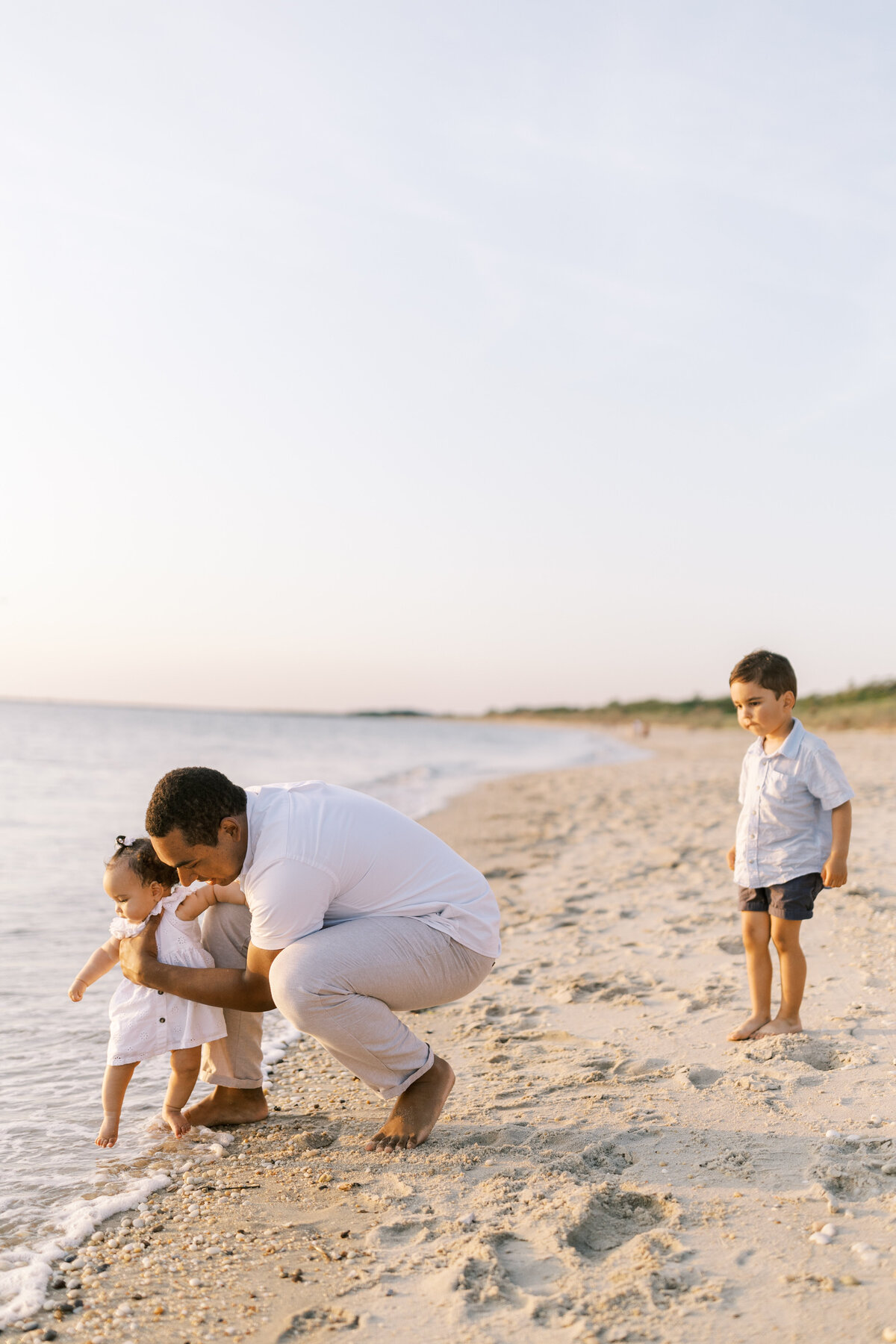 Jersey Shore family portraits on the beach at sunset - 18