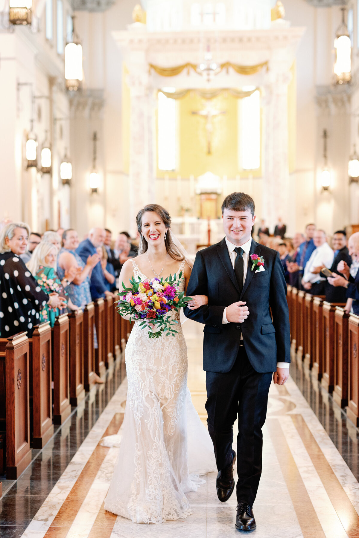 Sonja and Steven - Sacred Heart Cathedral and The Press Room - East Tennessee Wedding Photographer - Alaina René Photography-674 copy