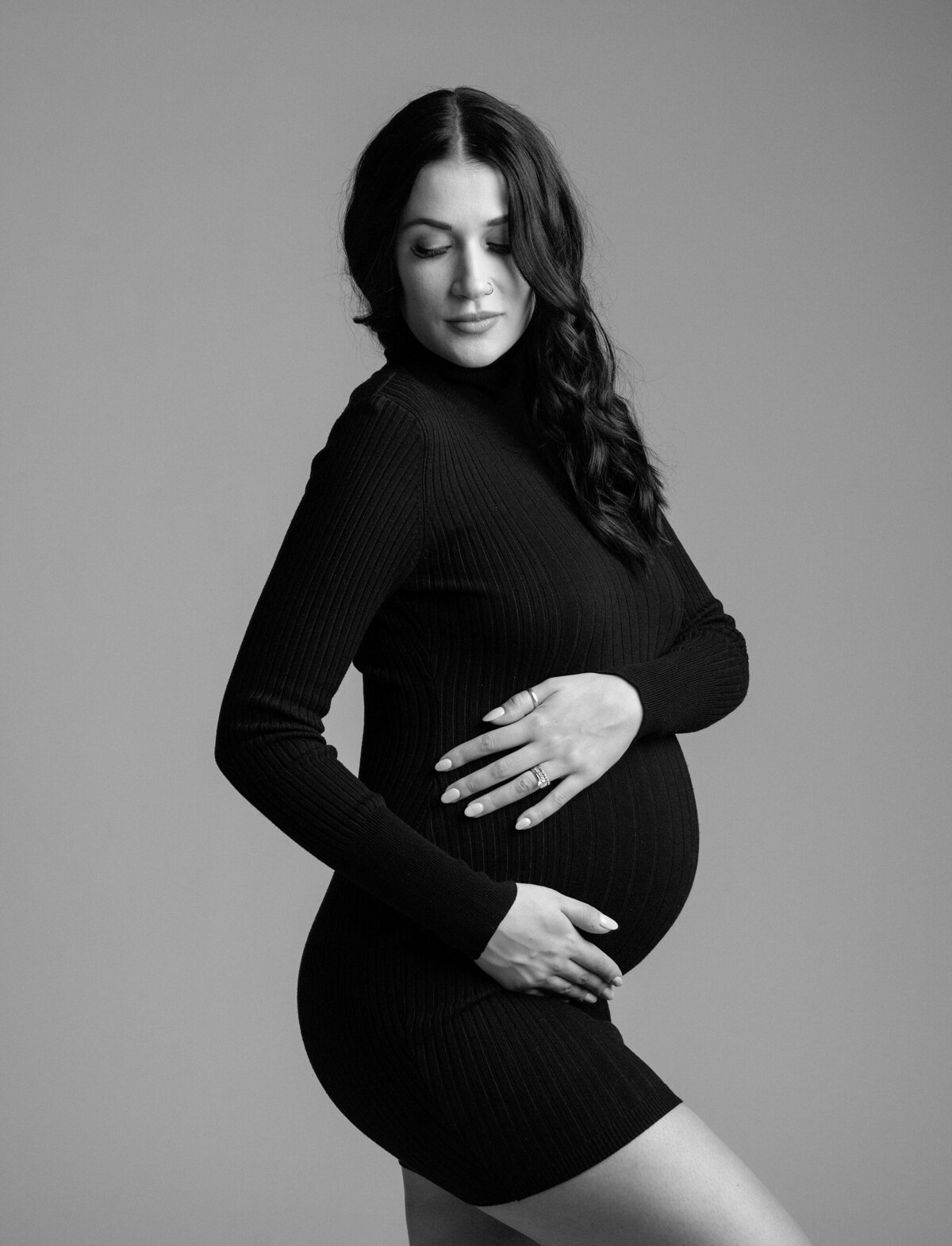 Maternity Holding Baby Bump
